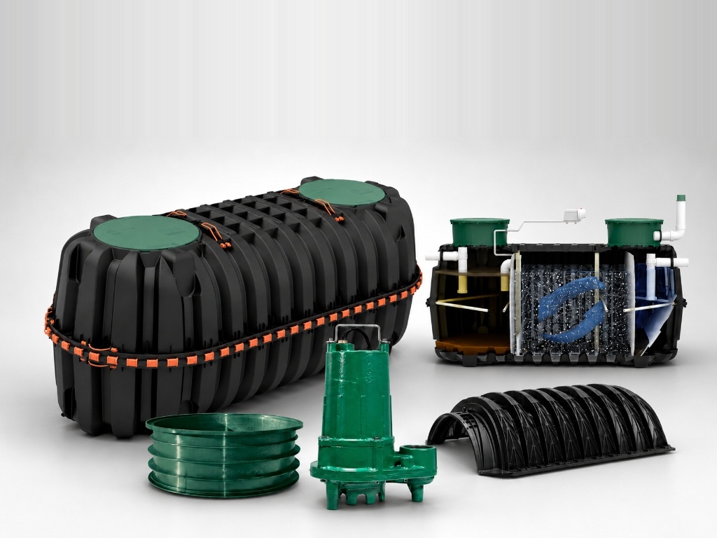 Capital Septic Supply products — tanks, pumps, chambers, risers and advanced treatment systems